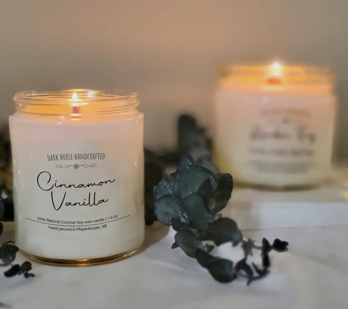 Dark Horse Handcrafted Cinnamon Vanilla Candle
