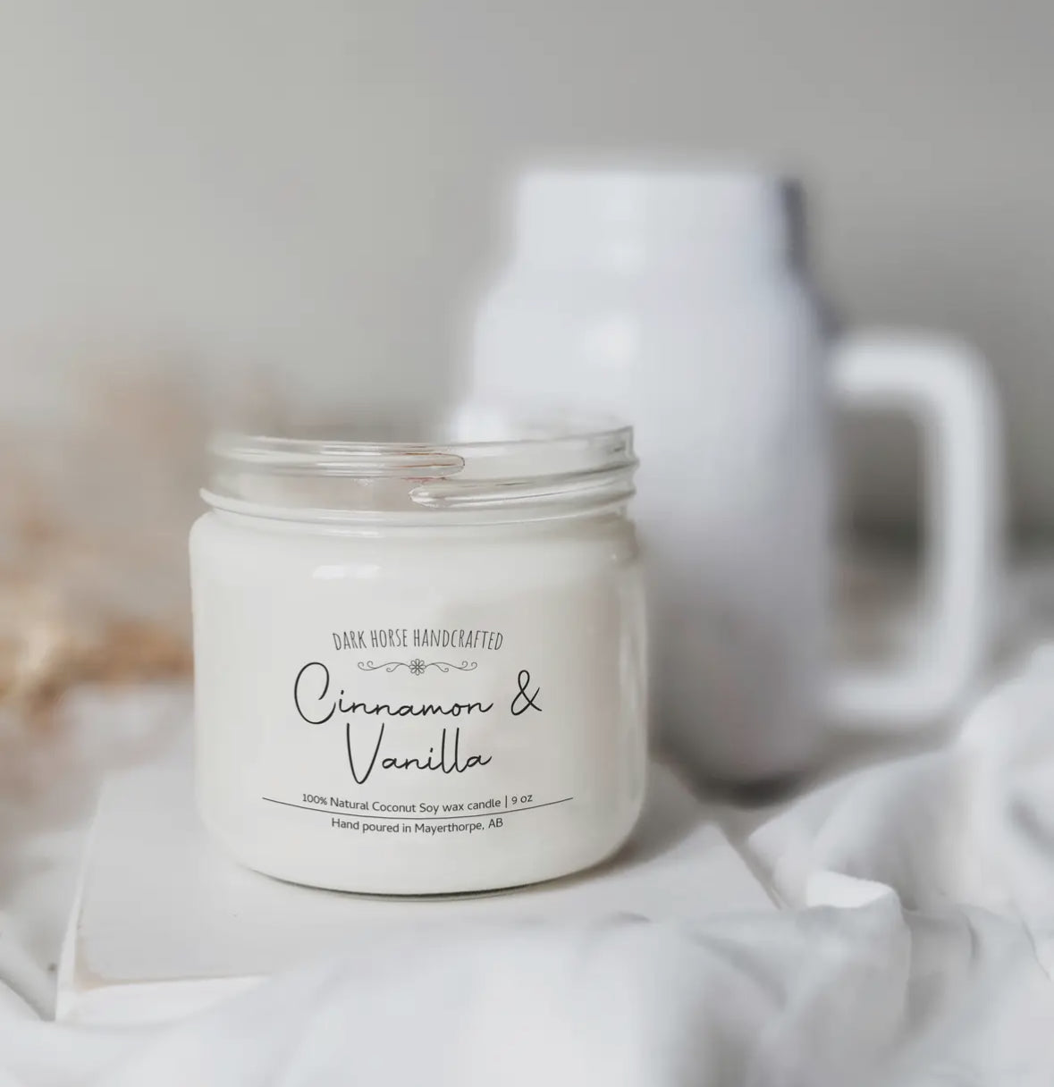 Dark Horse Handcrafted Cinnamon Vanilla Candle